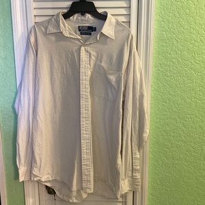 Polo by Ralph Lauren Lowell Sport Mens Dress Button Down Long-Sleeve Shirt L